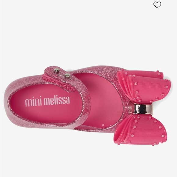 Mini Melissa Classic Bow Shoes-10 Toddler - Picture 3 of 7